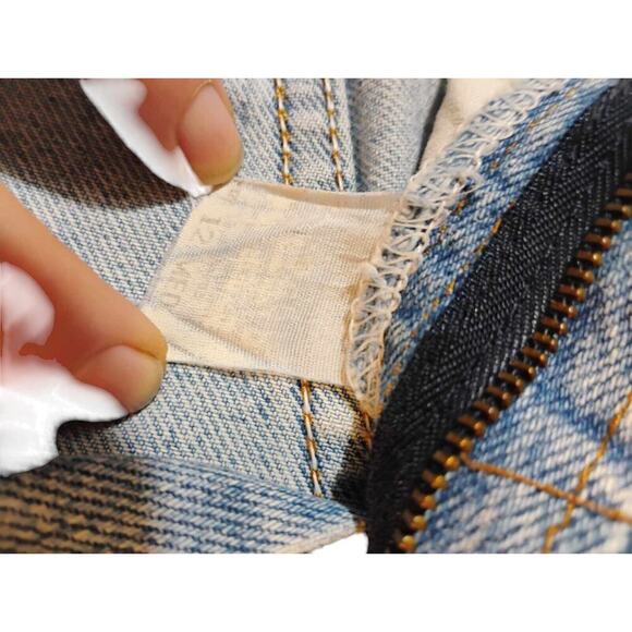 Lee Vintage 90's Jeans Womens Size 12 M Mom High Rise Denim Light Blue - Picture 6 of 11